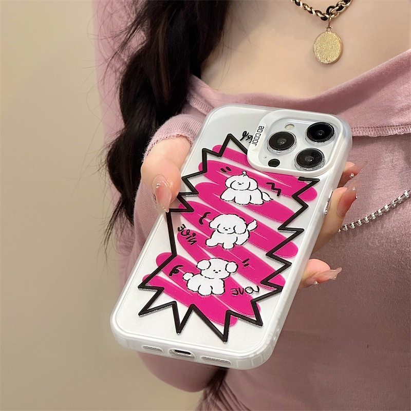 ỐP LƯNG IPHONE Ốp Điện Thoại Nhám In Hình Chú Cún Màu laser Cho iphone15 / 14promax / 13 / 12 / 11 / xr / xs / x / xsmax / 7 / 8plus