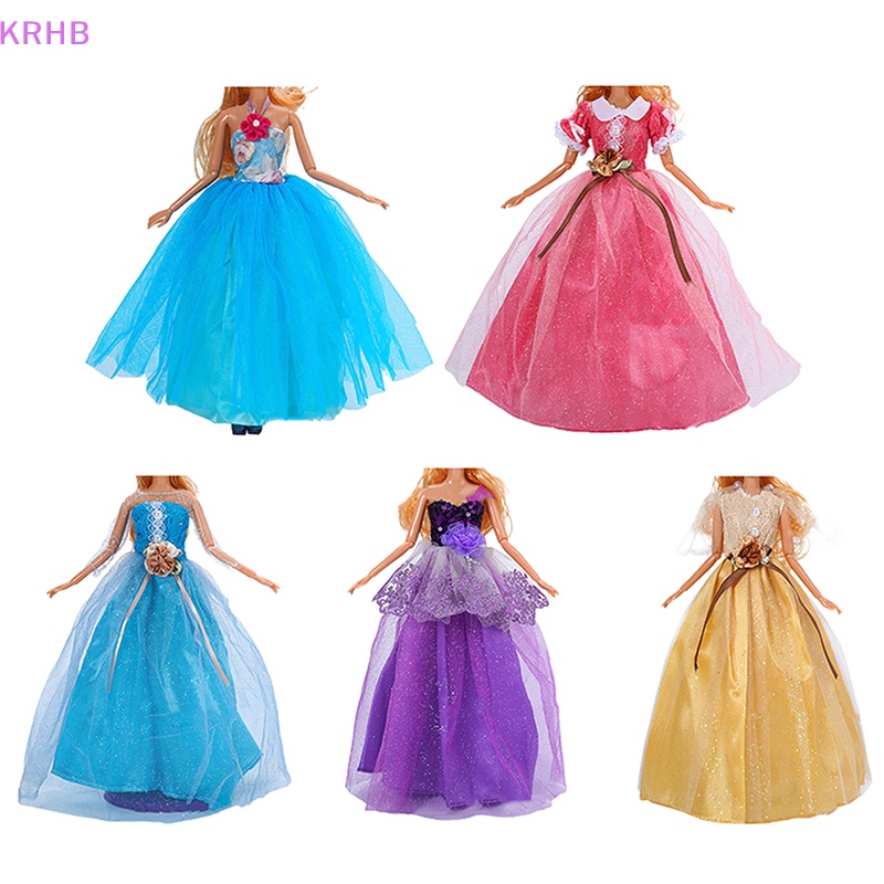 Đầm Cưới 30cm Xinh Xắn Dành Cho Búp Bê Barbie Mới