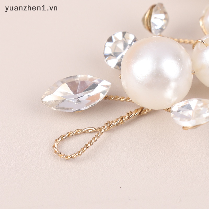 Băng Đô Cài Tóc Đính Ngọc Trai Sang Trọng Cho Cô Dâu