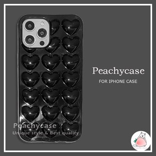 Ốp Điện Thoại tpu Mềm Chống Sốc Hình Trái Tim 3d Cho iphone 15 14 13 12 pro max 11 iphone15pro