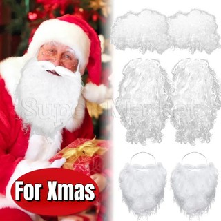 Bộ Tóc Giả Xoăn / Râu Hóa Trang Ông Già Noel Vui Nhộn Cho Người Lớn Và Trẻ Em