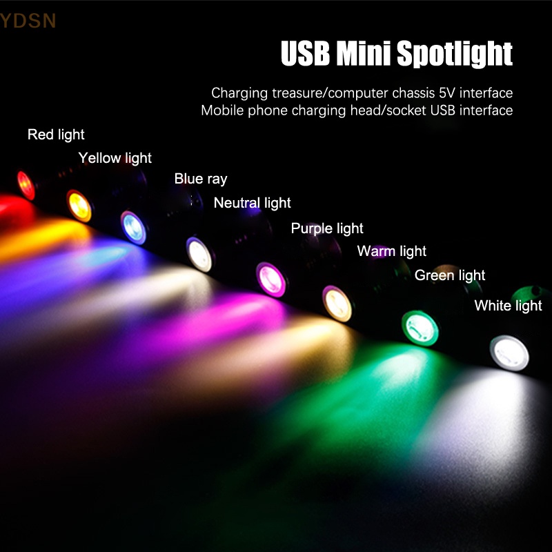 Đèn led usb 5v mini Gắn Trần Nhà Trang Sức / Tủ Trang Sức rt