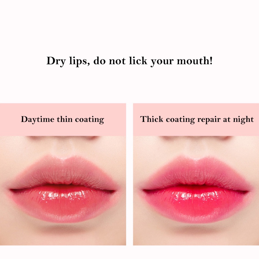 Dầu Dưỡng Môi Chiết Xuất Đào Tự Nhiên Chống Nước Lâu Trôi Không Dính