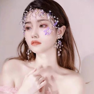 Băng Đô Cài Tóc Đính Pha Lê Thời Trang Cho Cô Dâu