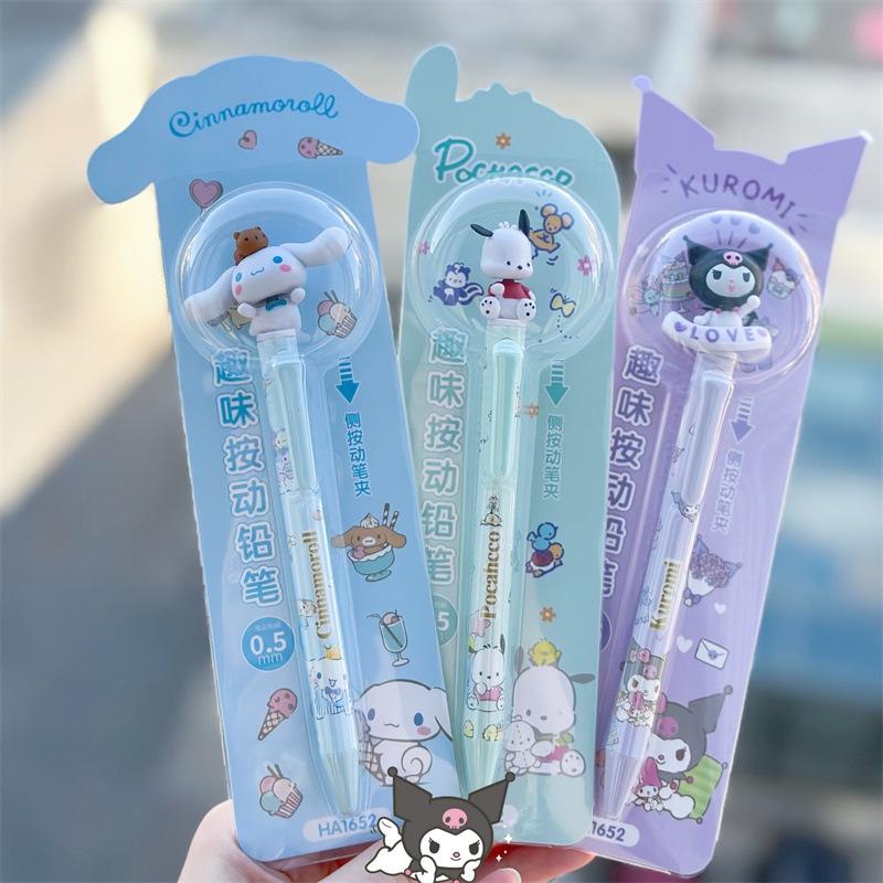 Sanrio Bút Bi Nước Ngòi 0.5mm Hình Búp Bê kuromi