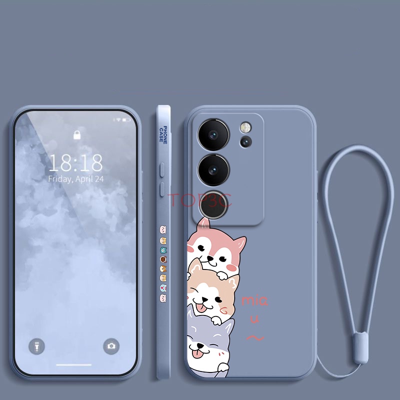 Ốp lưng vivo v29 5g / v29e 5g / v23 5g / v23e / v25 / v25e / v27 5g / V27E Ốp Điện Thoại In Hình Chú Chó Ngộ Nghĩnh Đáng Yêu Cho GG