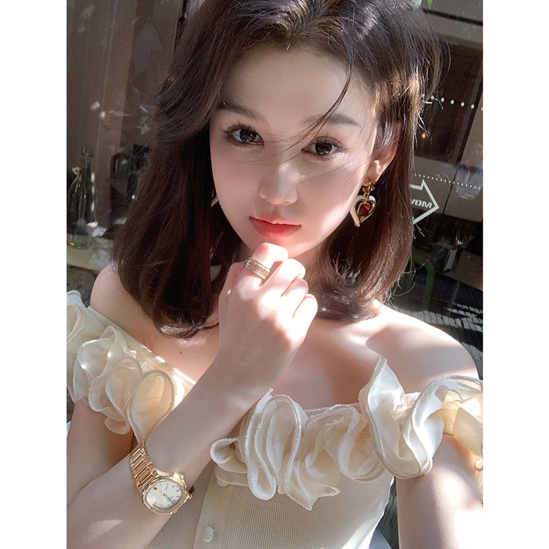 Kwayi Áo Sơ Mi áo sơ mi nữ áo kiểu hàn quốc WCS239001B 36Z230904