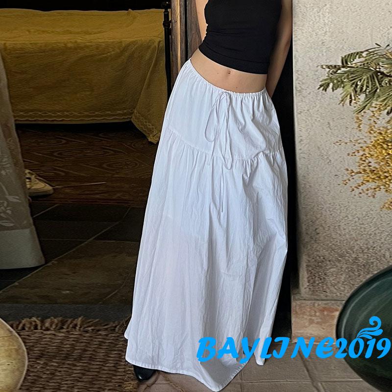 Chân Váy Chữ a Dáng Rộng Màu Sắc Thời Trang Mùa Hè Cho Nữ