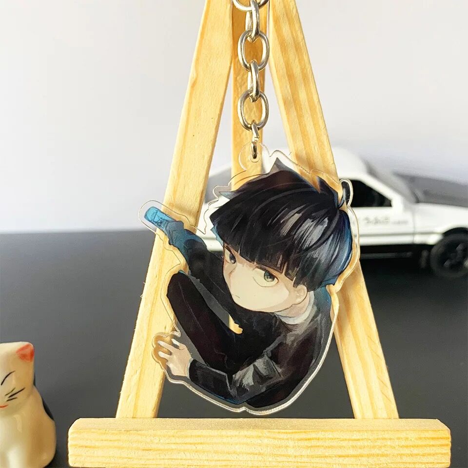 Móc khoá Mobu Saiko Hyaku Mob Psycho 100 Acrylic Keychain Shigeo Kageyama Phụ Kiện Trang Trí Balo Túi xách