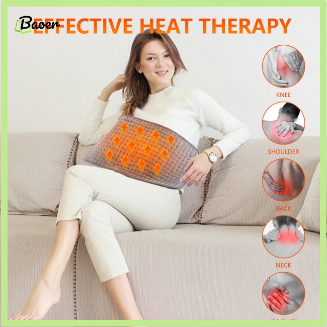 Tấm Đệm Sưởi Ấm Tự Động Tắt 10 Mức Độ 100% Chính Hãng Dành Cho Lưng