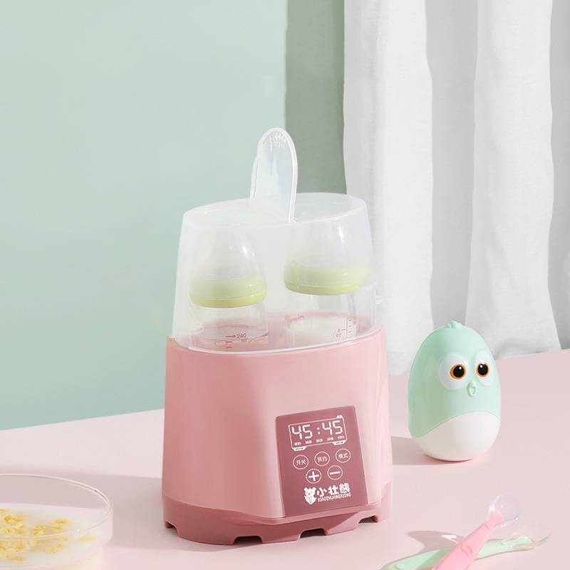 Xiaozhubangchu Máy Tiệt Trùng Hâm Nóng Sữa Em Bé Màn Hình lcd Cảm Ứng 2 Trong 1