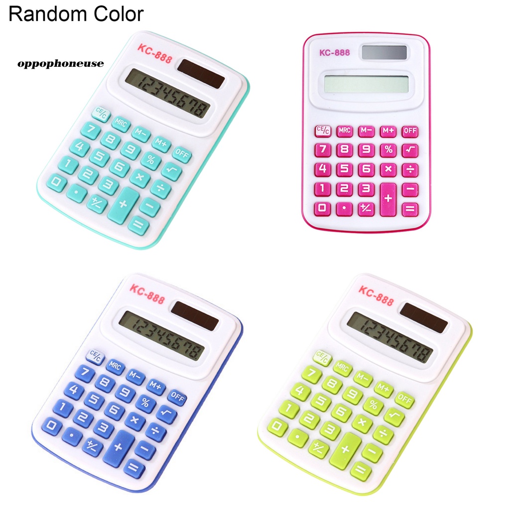 OPPO Máy Tính Điện Tử mini 8 Chữ Số Dễ Mang Theo Cho Trẻ Em