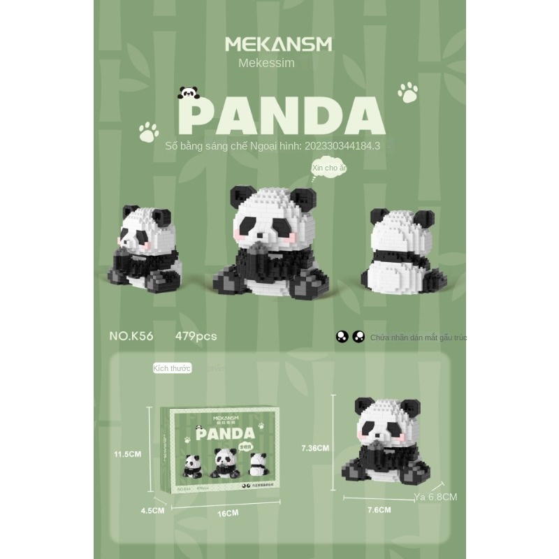 Gấu Trúc Đồ Chơi Đáng Yêu