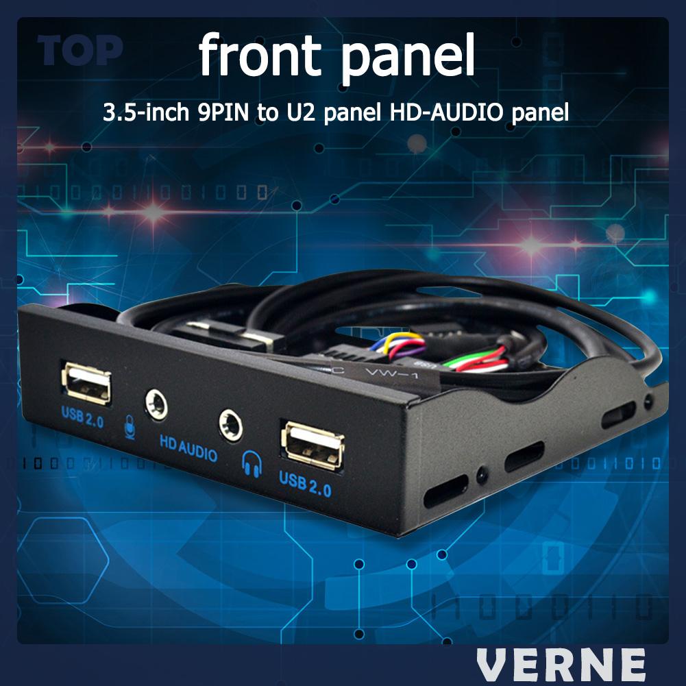 Giá Đỡ Bảng Điều Khiển Âm Thanh bay hd 3.5 inch 9pin Sang 2 usb 2.0 3.5mm