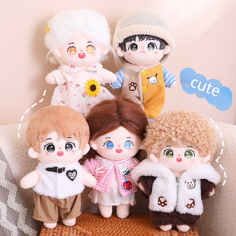 Mới Búp Bê Nhồi Bông 24cm Xinh Xắn Đáng Yêu