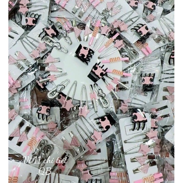 Set kẹp 11 món kẹp tóc cute hot 2023