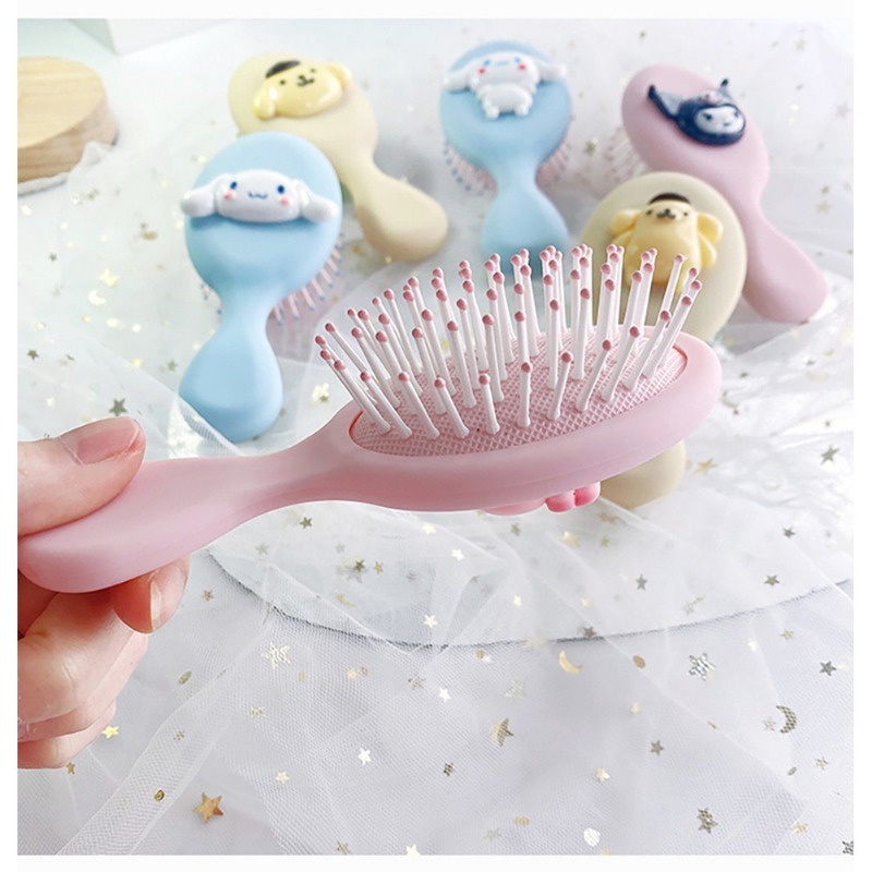 Sanrio Lược Nhỏ Mát Xa Đầu Chống Tĩnh Điện Họa Tiết Hoạt Hình melody Dễ Thương Cho Bé Gái