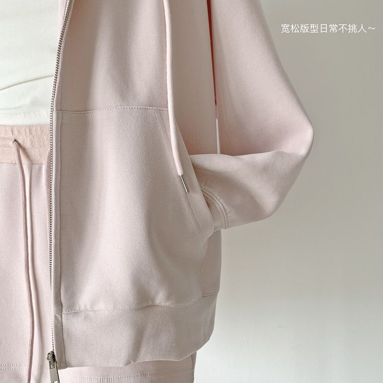 Bộ Áo Khoác cardigan Có Mũ Phối Chân Váy Ngắn Thời Trang Xuân Thu Cho Nữ