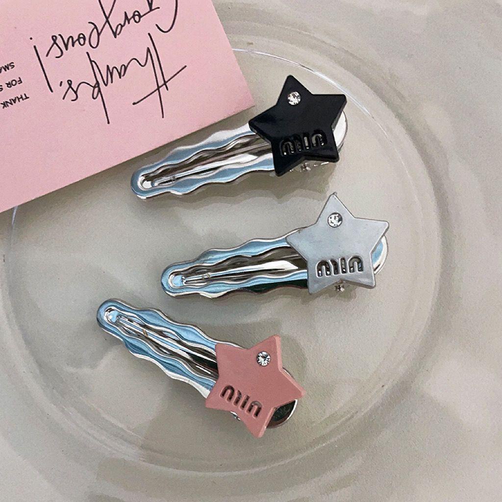 Kẹp Tóc Kim Loại Hình Ngôi Sao Năm Cánh Dễ Thương