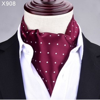 Khăn Quàng Cổ Lụa Phong Cách Retro Hàn Quốc Cho Nam