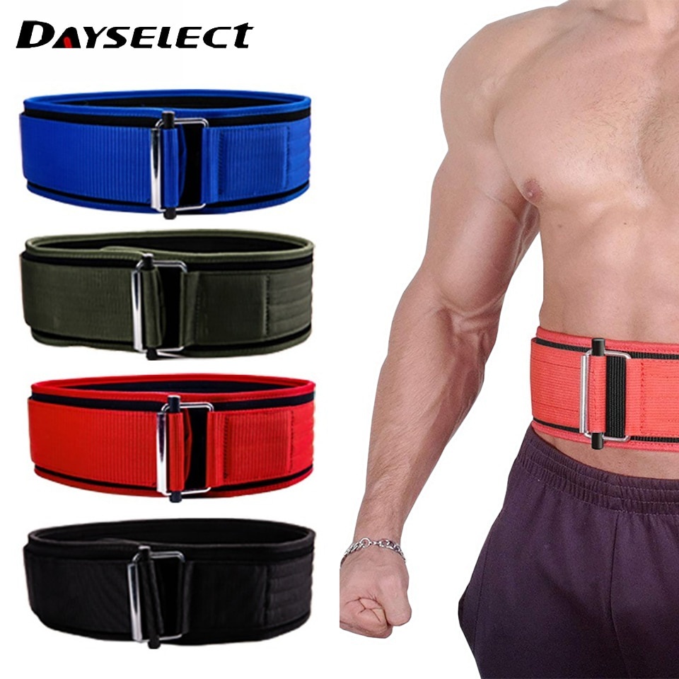 Dayselect Đai nylon Tự Khóa Có Thể Điều Chỉnh Hỗ Trợ Nâng Tạ Tập gym