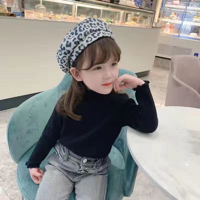 Áo Thun Tay Dài Co Giãn Thời Trang Cho Bé Gái