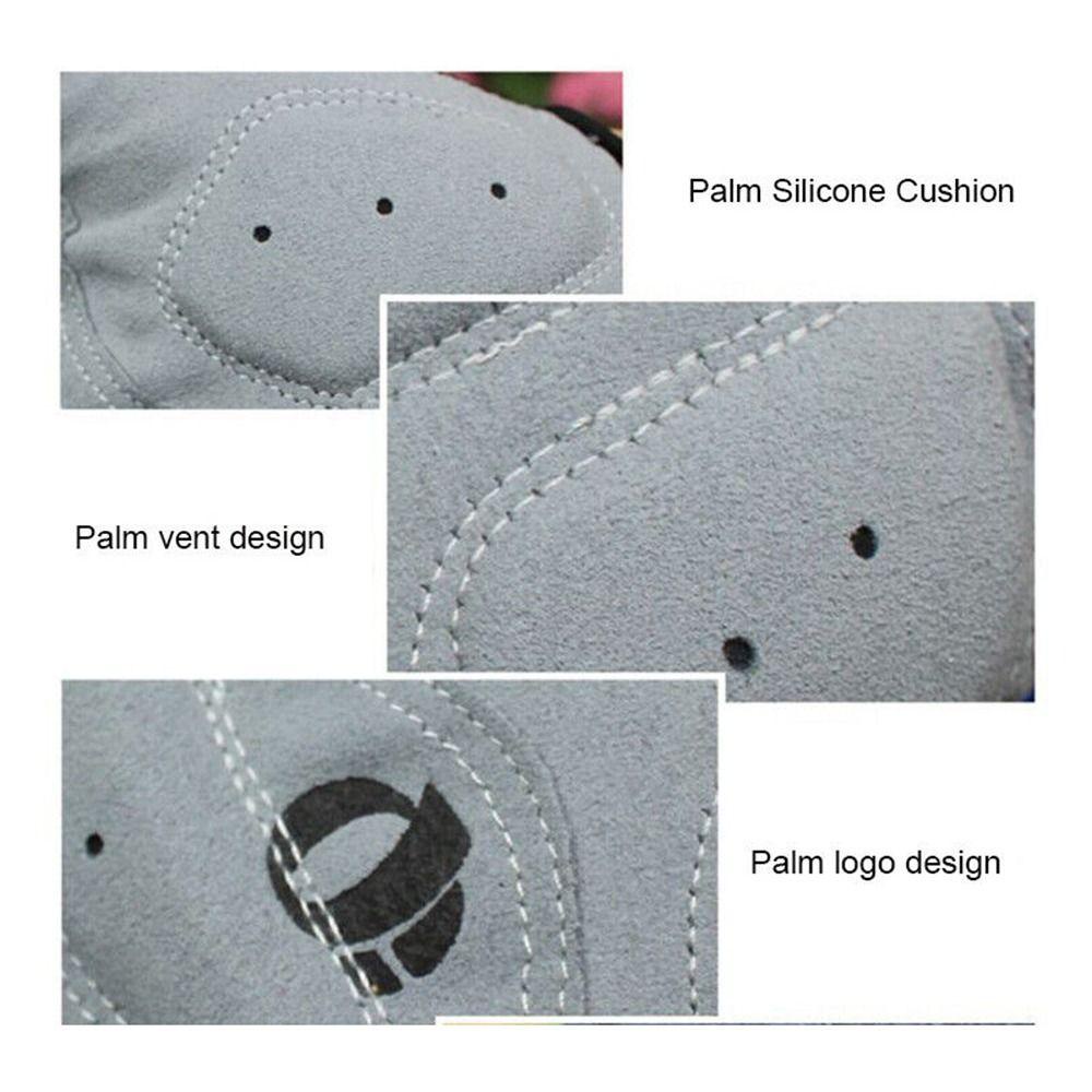 Btlimer Găng Tay Thể Thao Hở Ngón Có Đệm silicone Thoáng Khí Chất Lượng Cao Cho Nam