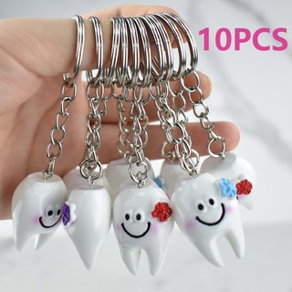 10 móc khóa hình chiếc răng hoạt hình đáng yêu