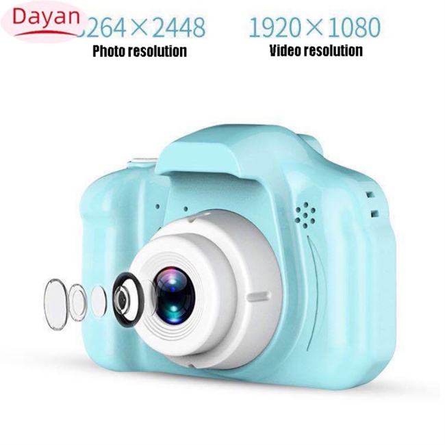 Camera Kỹ Thuật Số mini Thông Minh hd Sạc Pin Màn Hình Toàn Diện Cho Trẻ Em