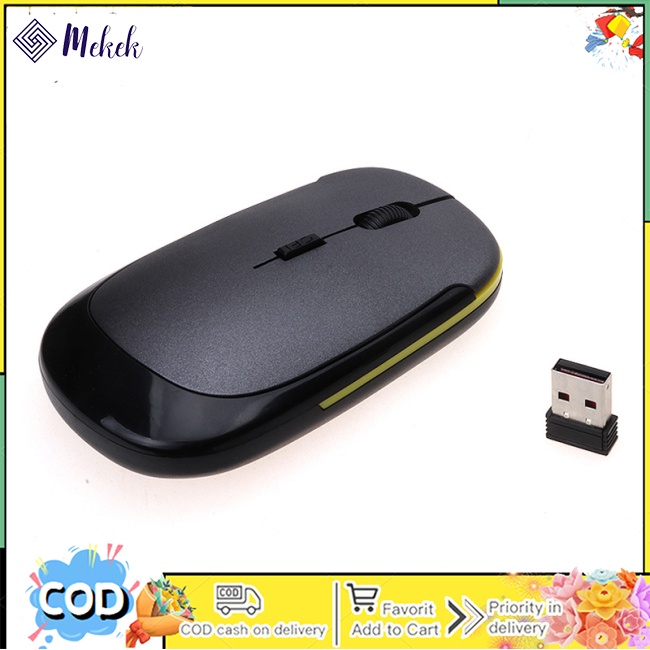 Mekek Chuột không dây 2.4g usb 2.0 Siêu Mỏng
