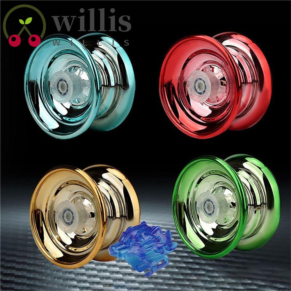 WILLIS Đồ Chơi Yoyo Bằng Kim Loại Phát Sáng Thú Vị Cho Người Mới Bắt Đầu