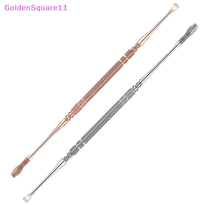 Dụng Cụ Lấy Ráy Tai Bằng Thép Không Gỉ Hai Đầu Màu Vàng vn