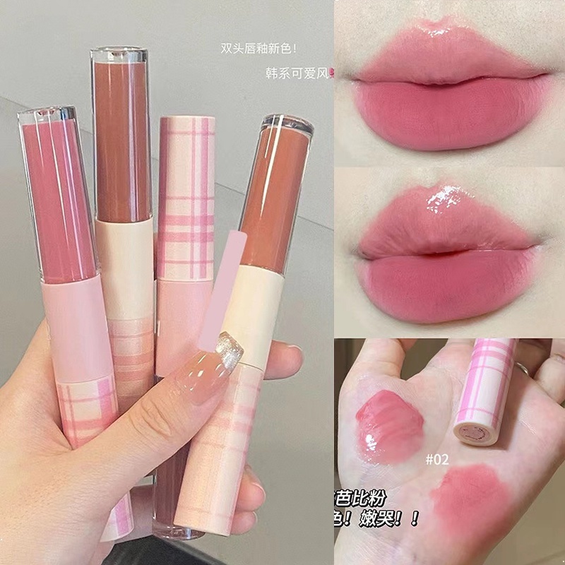 Son Môi Hai Đầu cappvini Dưỡng Ẩm Chống Thấm Nước Lâu Trôi