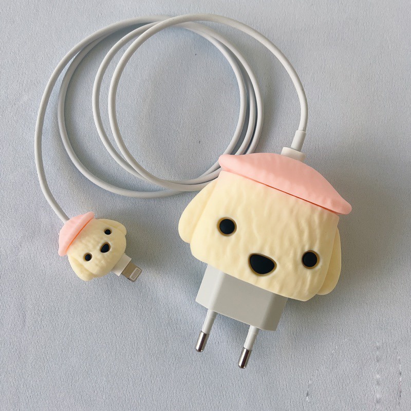 Dễ Thương Phụ Kiện Bảo Vệ Đầu Dây Cáp usb 3d Cho iphone 18 / 20w