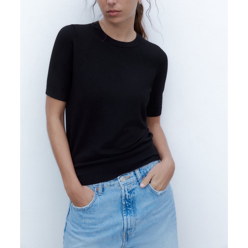 Zara Áo Dệt Kim Thời Trang Xinh Xắn Cá Tính Cho Nữ 8851017