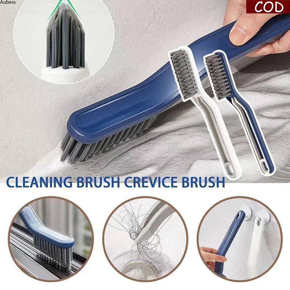 Bàn chải đường may sàn 2 trong 1 Vệ sinh phòng tắm Bàn chải cửa sổ phong cách Nhật Bản Máy làm sạch khoảng cách rãnh, Bàn chải chung AubessDS