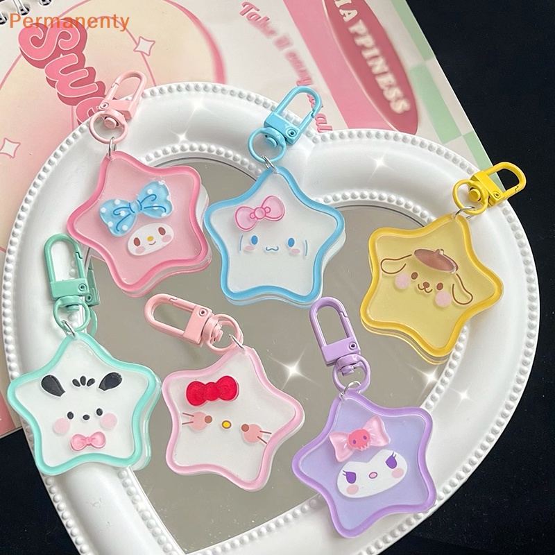 Móc Khóa acrylic Hình sanrio Ngôi Sao Hoạt Hình Dễ Thương