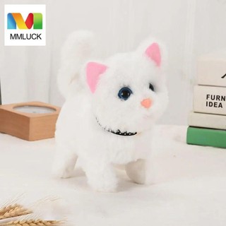 Mmluck Đồ Chơi Mèo Máy Nhồi Bông Điều Khiển Giọng Nói Dễ Thương Tương Tác Điện Tử Mềm Mại Thời Trang Có Âm Thanh Cho Trẻ Em