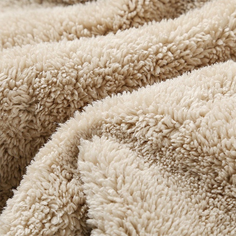 Youyou Áo sweater Lông Cừu Phối Nhung Dày Dặn Cổ Tròn Giữ Ấm Cho Nam Hoạt Động Ngoài Trời