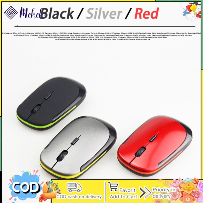 Mekek Chuột không dây 2.4g usb 2.0 Siêu Mỏng