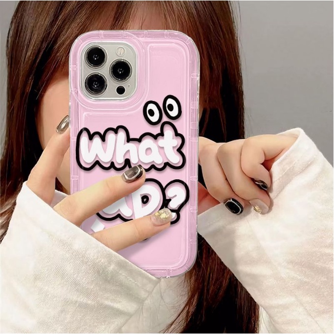 Ốp lưng Oppo A94 A93 Reno 8t 8 8z 7 7z 6 5 4 F11 Pro F9 Pro English letters wish me luck what up soft phone case