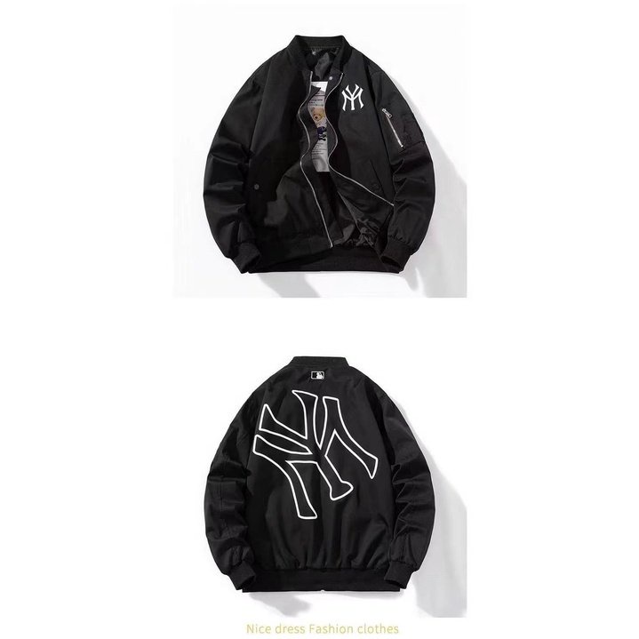 Áo Khoác Bóng Chày Dáng Rộng Thêu Họa Tiết Phong Cách Cổ Điển Mẫu Mới Dành Cho Nam 1-2