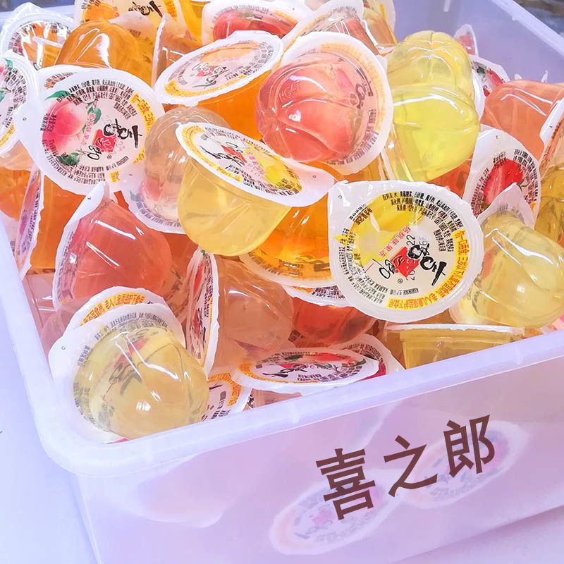 Xizhilang nước trái cây thạch số lượng lớn bánh pudding axit lactic thạch trái cây trẻ em người lớn bé trai bé gái đồ ăn