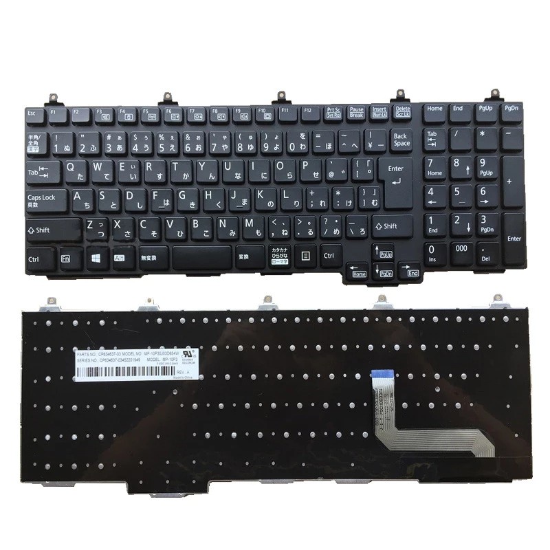 Lifebook Fujitsu Laptop Cho A573 A574 A744H G A572EF A552E A572 E744 E734 E743 E544 A744k Bàn Phím N