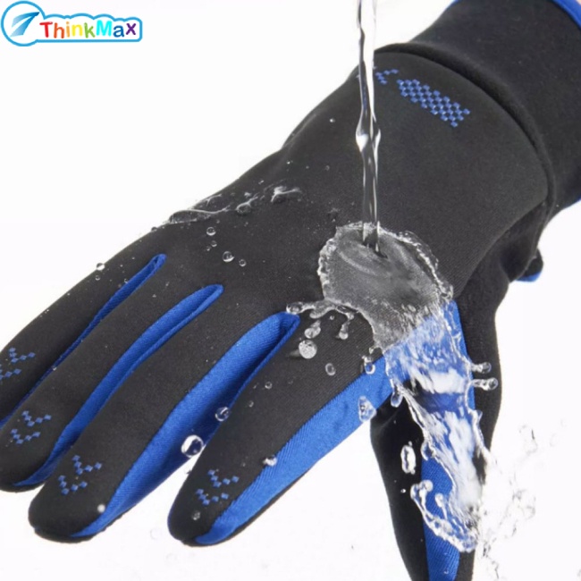 Găng Tay Xe Máy Chống Trơn Trượt Chống Thấm Nước Chống Gió Màn Hình Cảm Ứng Mùa Đông Ấm Áp Full Ngón Găng Tay Chạy Xe Đạp Trượt Tuyết