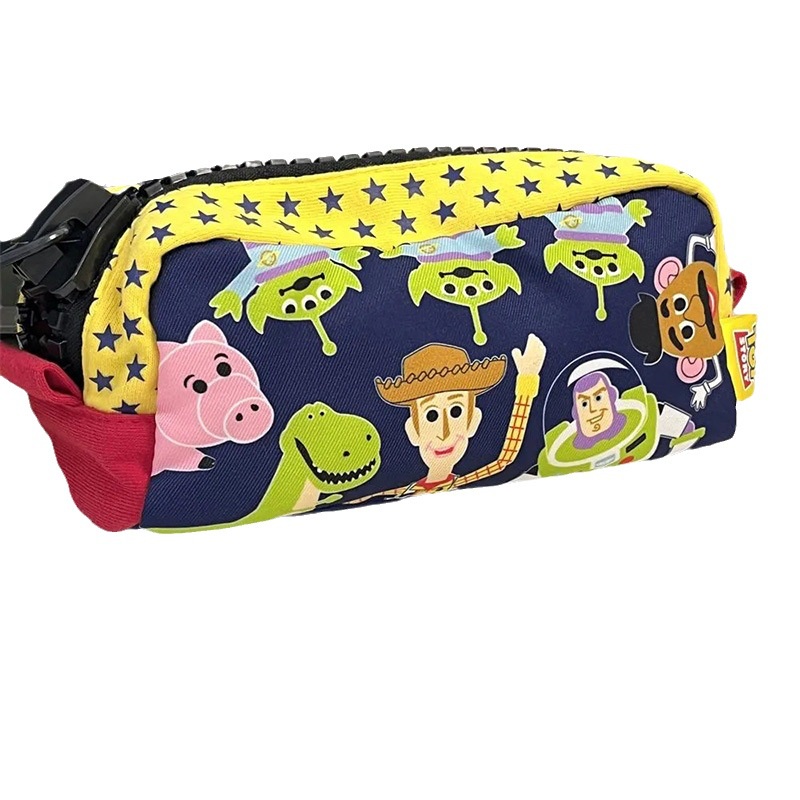 Túi Đựng Bút Chì Sức Chứa Lớn In Họa Tiết hộp bút Hoạt Hình bóp viết toy story  Màu Xanh navy Có Khóa Kéo