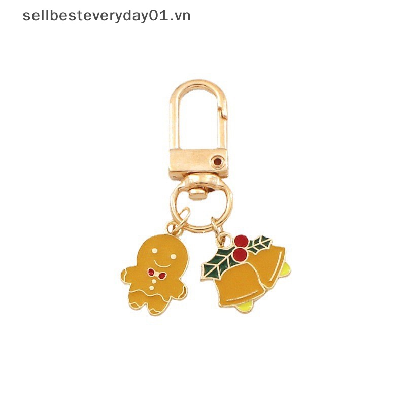 Stella & Giáng Sinh Móc Khóa Kim Loại Hình Chim Cánh Cụt / Hươu Cao Cổ Hoạt Hình Quà Tặng Giáng Sinh