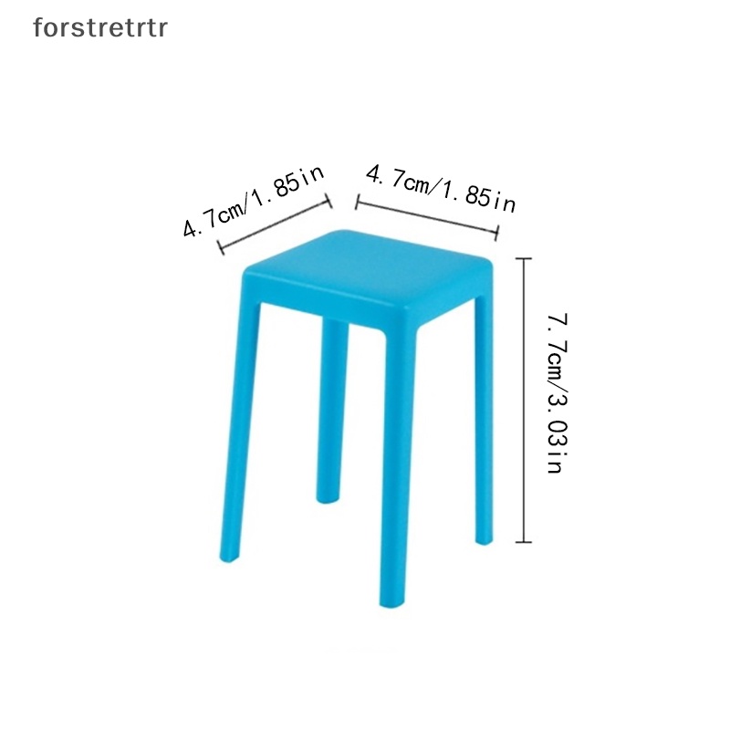 1 Cặp Ghế Trang Trí Nhà Búp Bê Tỉ Lệ 1: 6