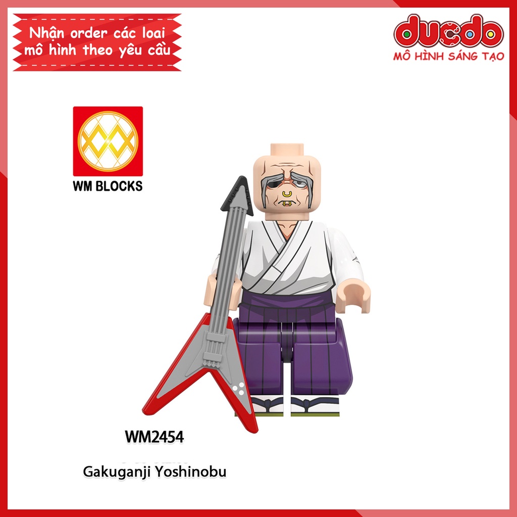 Minifigures nhân vật Anime Chú Thuật Hồi Chiến Jujutsu Kaisen - Đồ chơi Lắp ghép Xếp hình Mini Mô hình WM WM6149