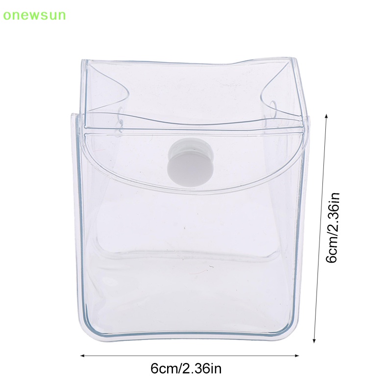 1 Bộ Túi Đựng Tiền Xu / Chìa Khóa / Tai Nghe / Túi Đựng Hình Búp Bê anime mini Trong Suốt Mới